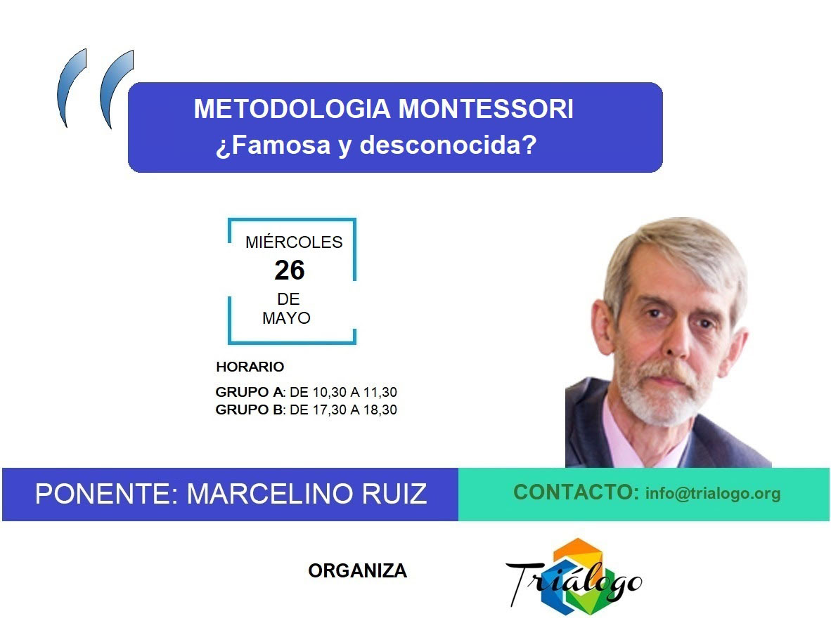 Te invitamos al seminario Metodología Montessori: ¿Famosa y desconocida?
